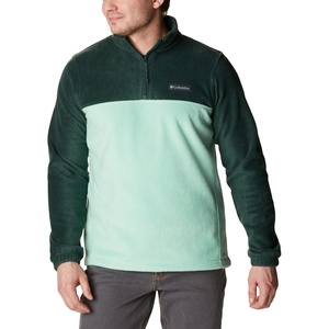 Columbia mens Steens Mountain Half Zip(Spruce/Kelp)