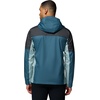 Columbia Men’s Inner Limits III Waterproof Rain Jacket(Everblue/Shark/Crushed Blue)