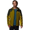 Columbia Men’s Inner Limits III Waterproof Rain Jacket(Mossy Green/Greenscape/Antique Moss)