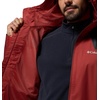 Columbia Men’s Inner Limits III Waterproof Rain Jacket(Red Oxide/Shark/Super Sonic)