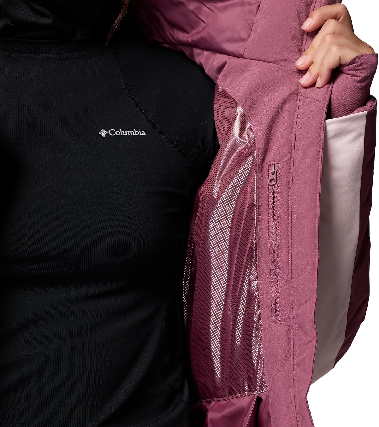 image:imageColumbia Womens Ava Alpine Puffer JacketAntique MauvePowder PinkMineral Pink