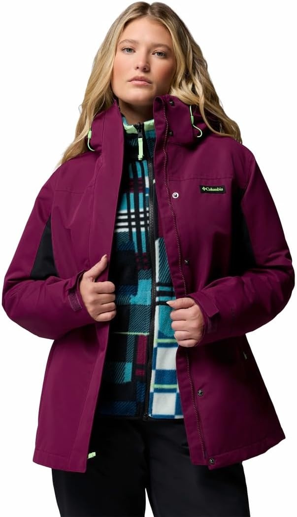 image:imageColumbia Womens Bugaboo IV Fleece Interchange JacketMarionberryBlack