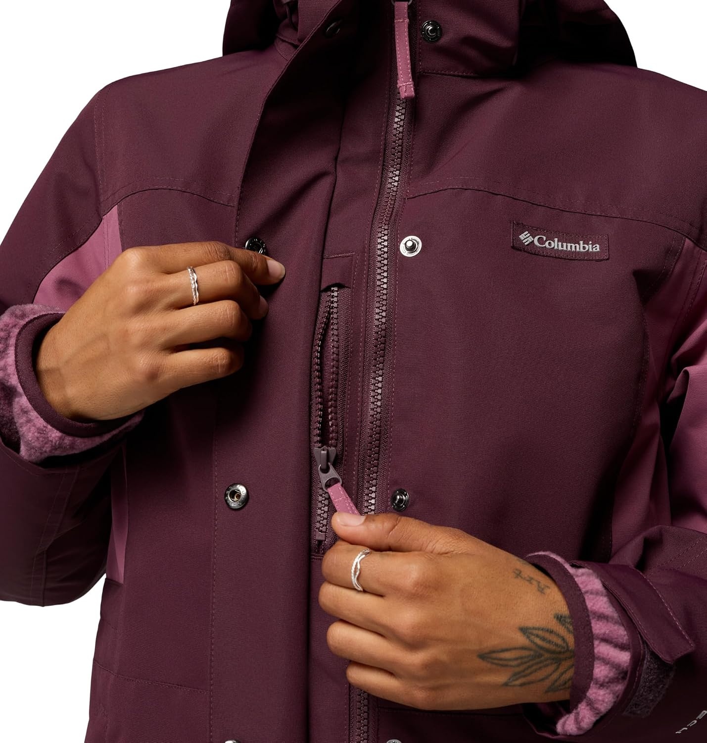 image:imageColumbia Womens Bugaboo IV Fleece Interchange JacketMoonvistaAntique Mauve