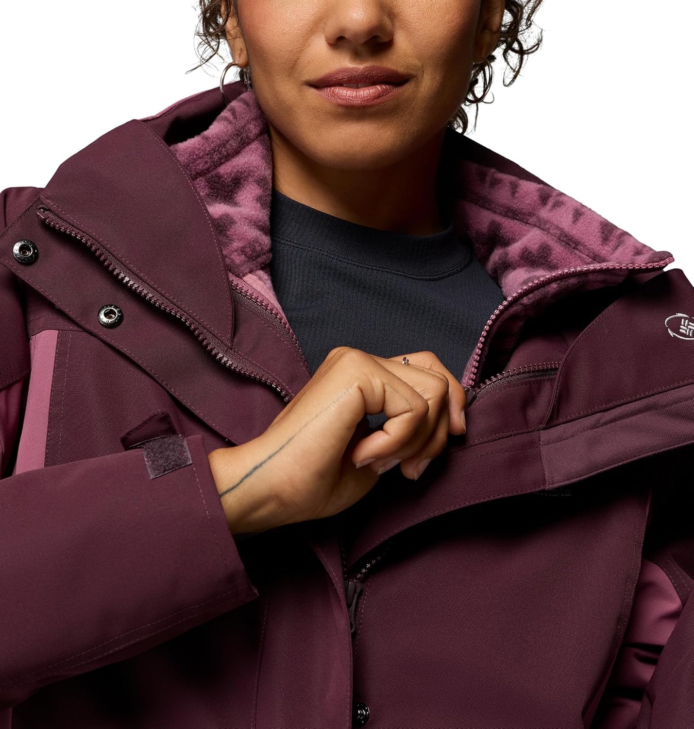 image:imageColumbia Womens Bugaboo IV Fleece Interchange JacketMoonvistaAntique Mauve