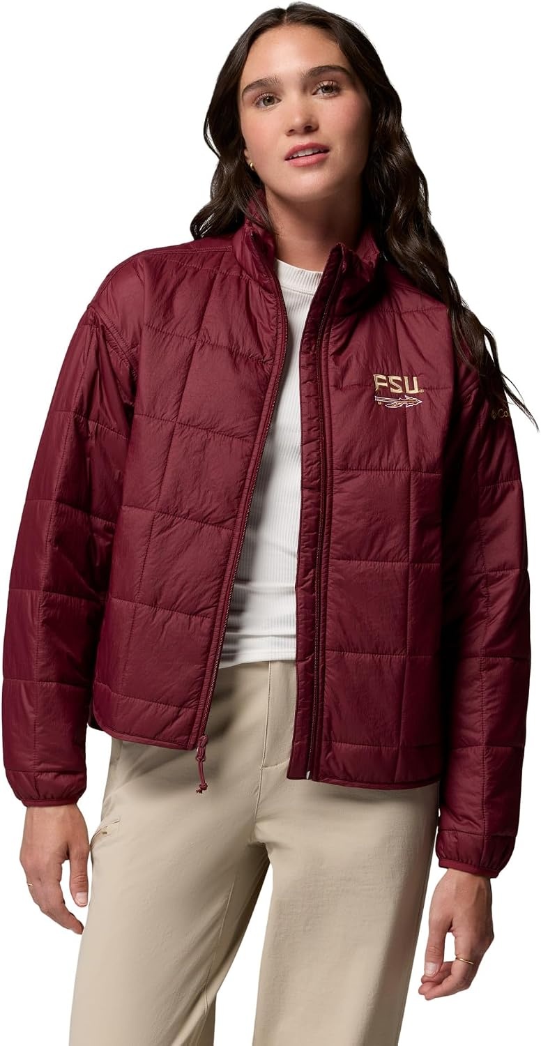 image:imageColumbia Womens Collegiate Sienna Hill Quilted JacketFsu Cabernet