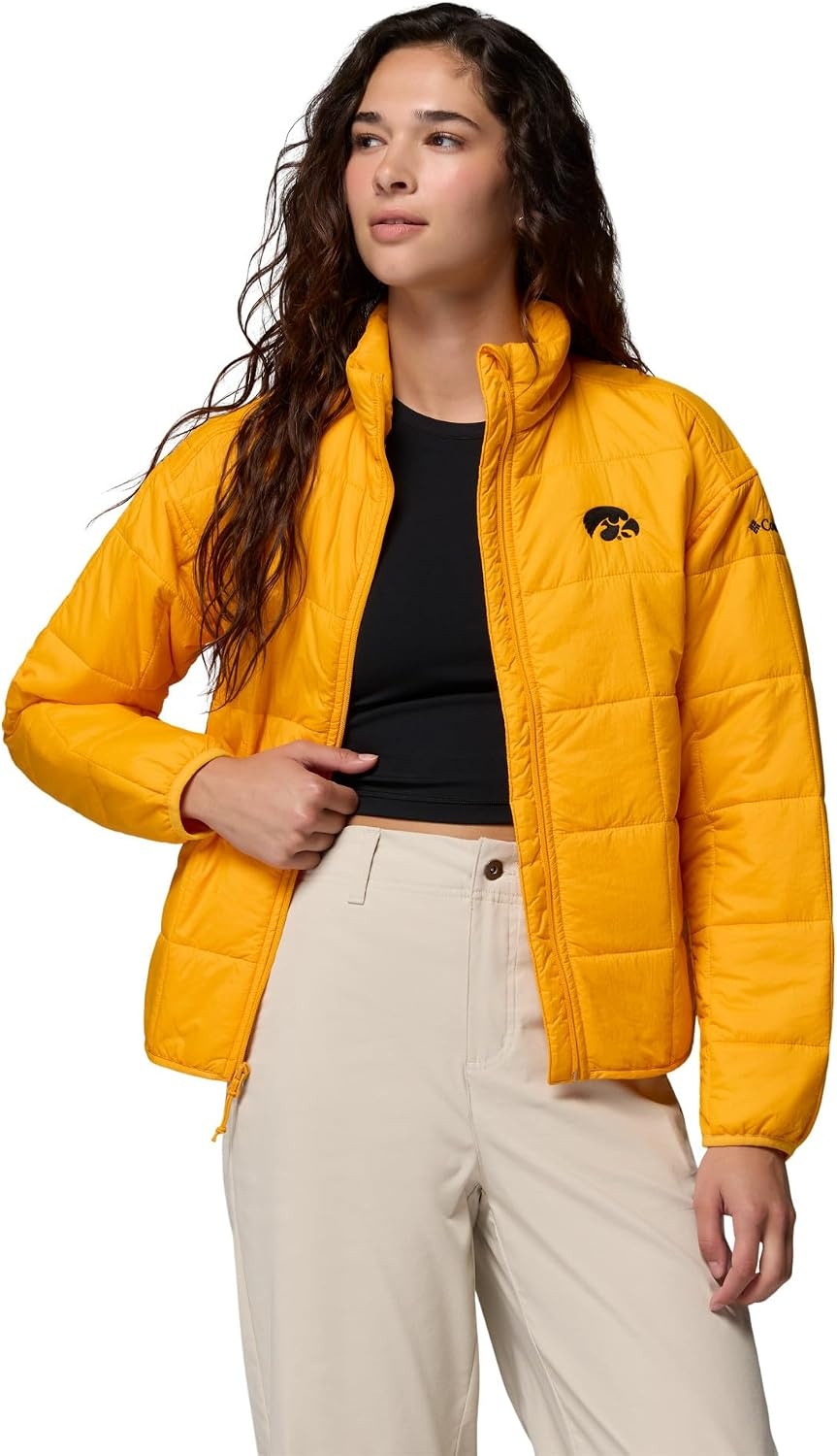 image:imageColumbia Womens Collegiate Sienna Hill Quilted JacketIw Mlb Gold