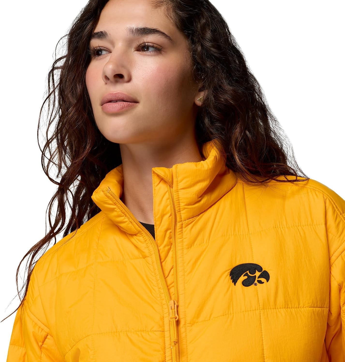 image:imageColumbia Womens Collegiate Sienna Hill Quilted JacketIw Mlb Gold