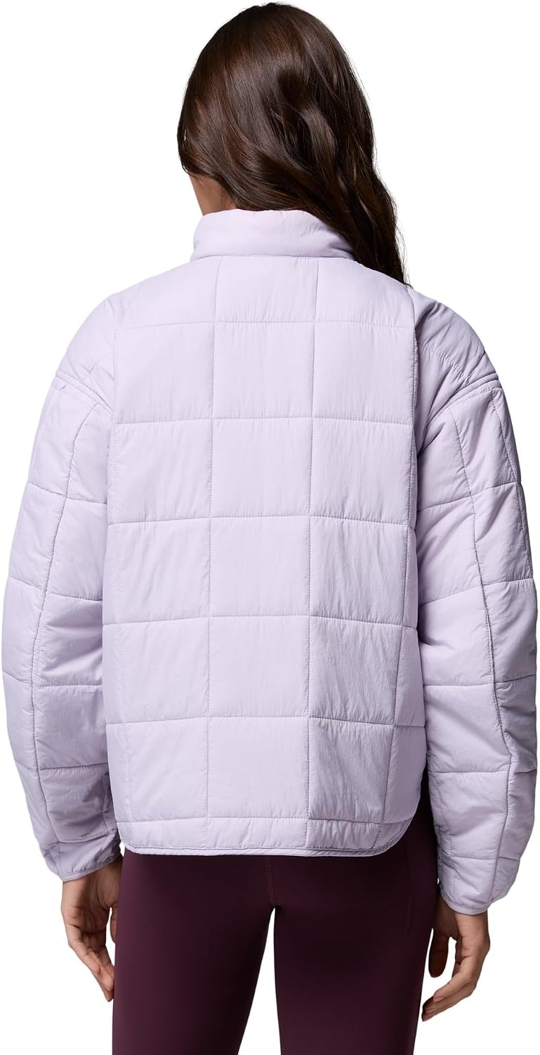 image:imageColumbia Womens Collegiate Sienna Hill Quilted JacketLsu Lavender Pearl