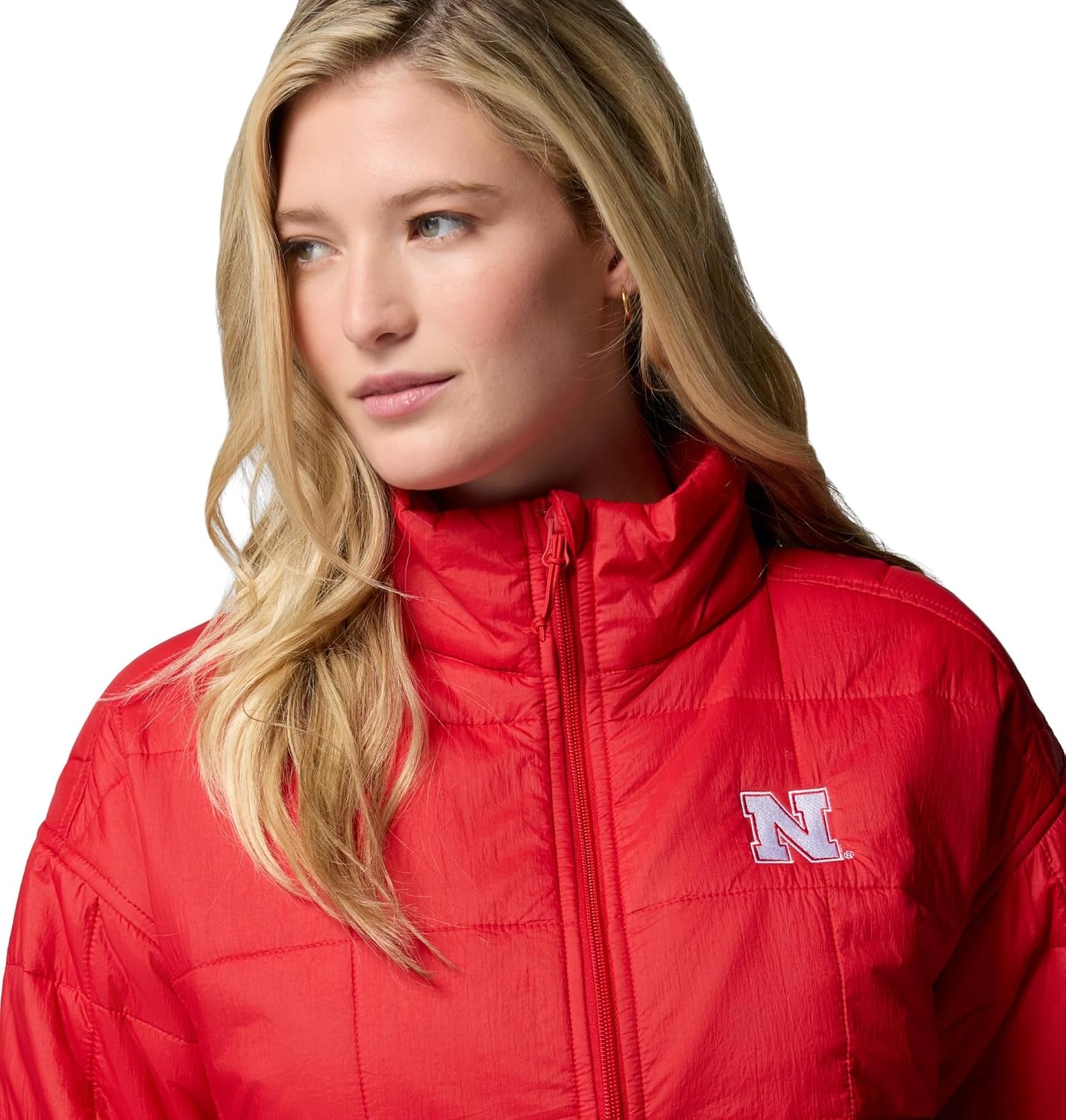 image:imageColumbia Womens Collegiate Sienna Hill Quilted JacketNeb Bright Red