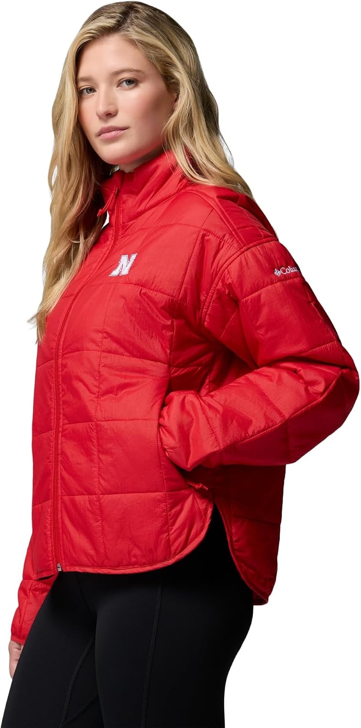 image:imageColumbia Womens Collegiate Sienna Hill Quilted JacketNeb Bright Red