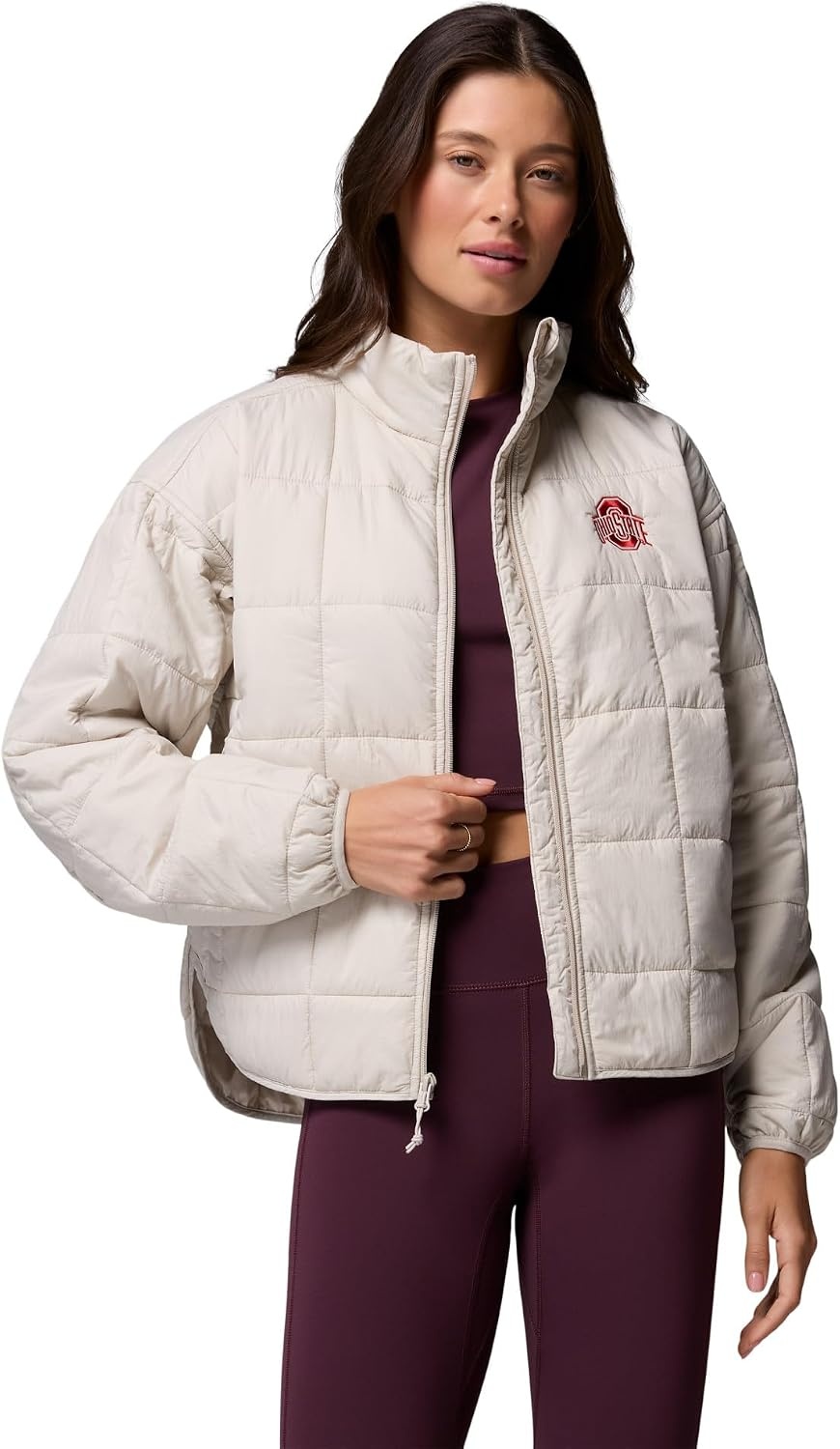 image:imageColumbia Womens Collegiate Sienna Hill Quilted JacketOs Dark Stone