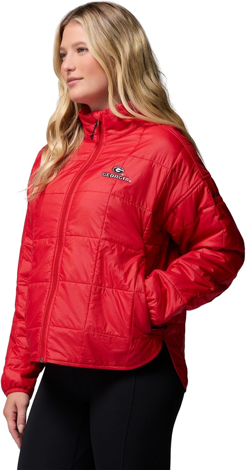 image:imageColumbia Womens Collegiate Sienna Hill Quilted JacketUga Bright Red