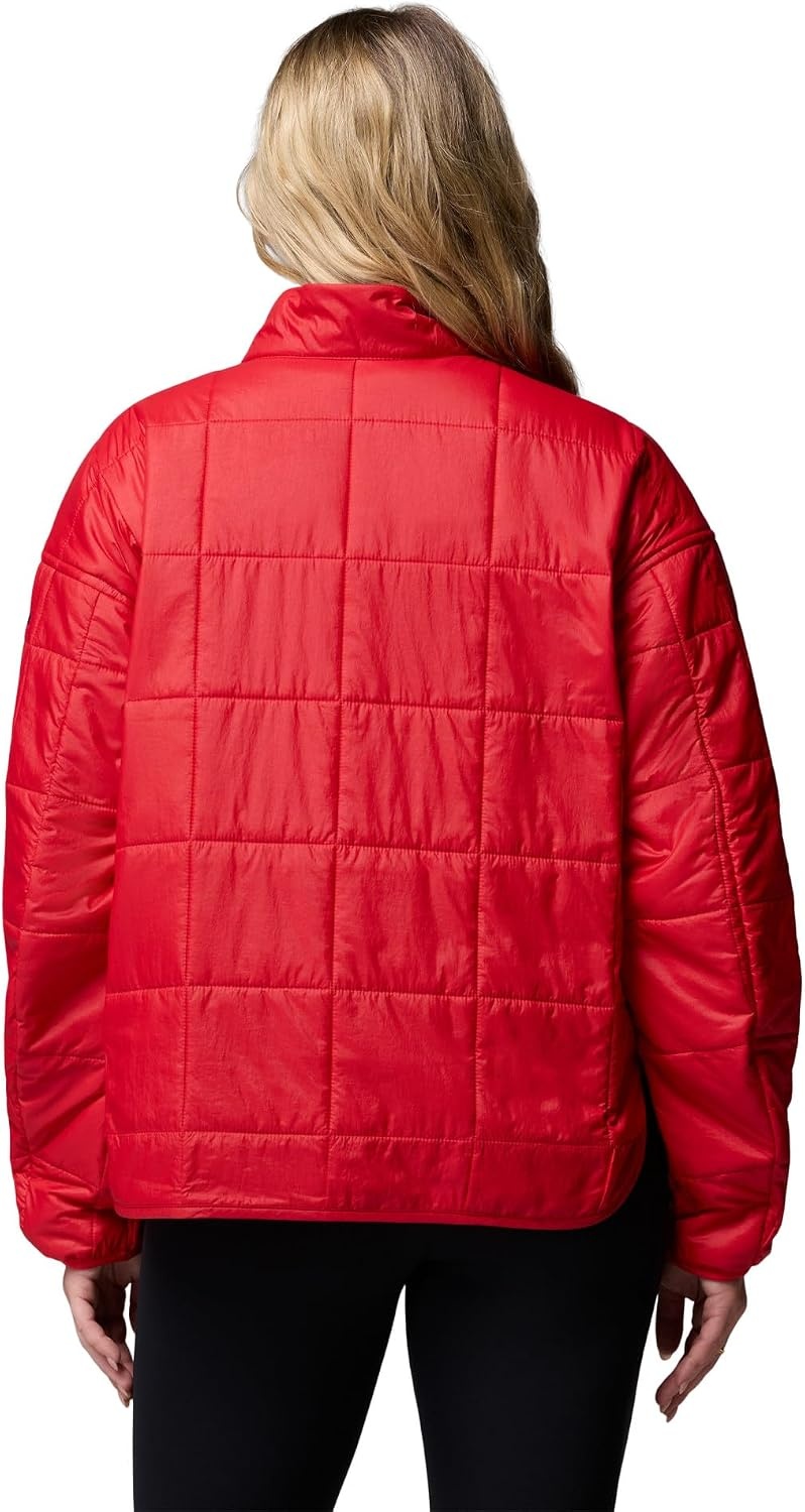image:imageColumbia Womens Collegiate Sienna Hill Quilted JacketUga Bright Red