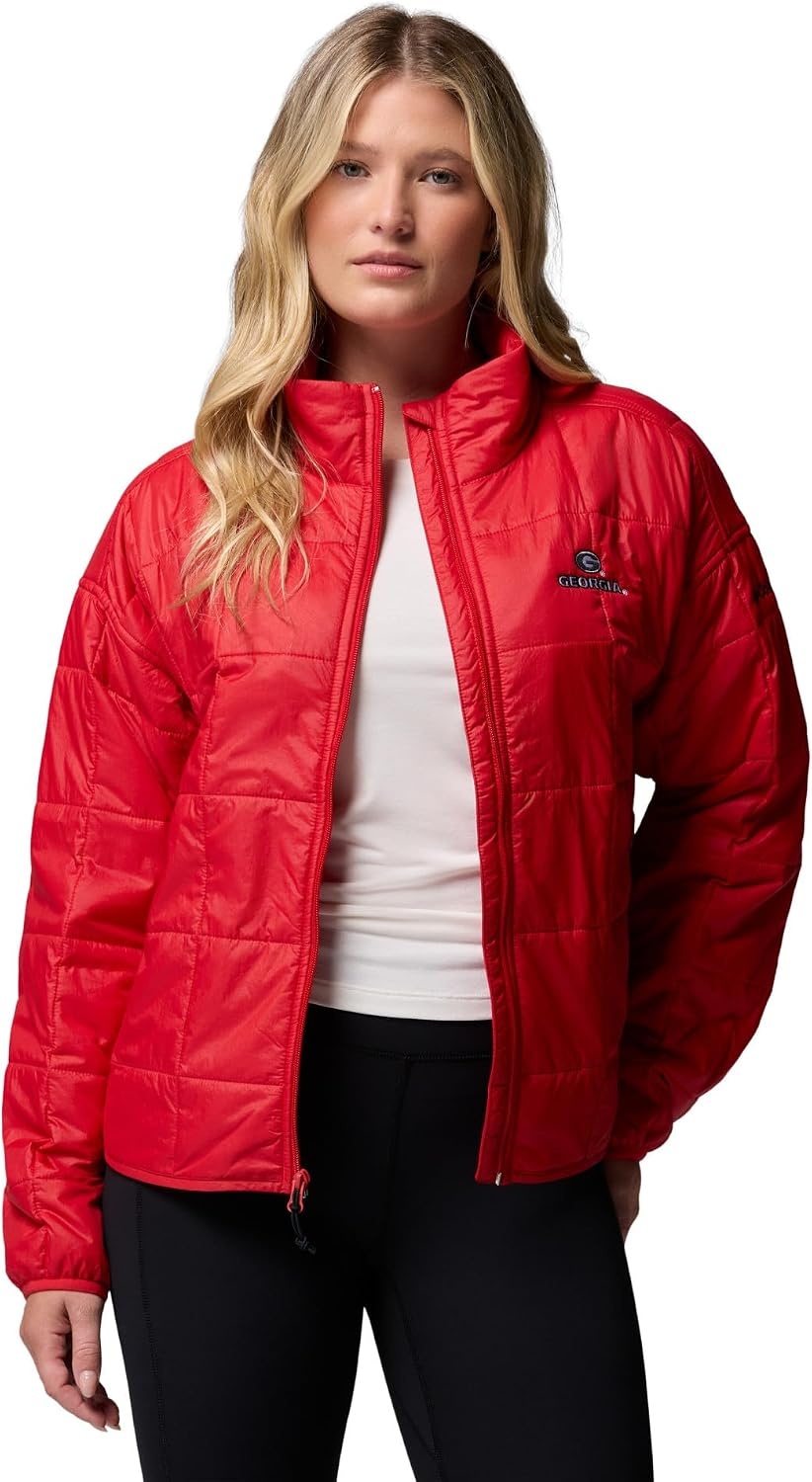 image:imageColumbia Womens Collegiate Sienna Hill Quilted JacketUga Bright Red
