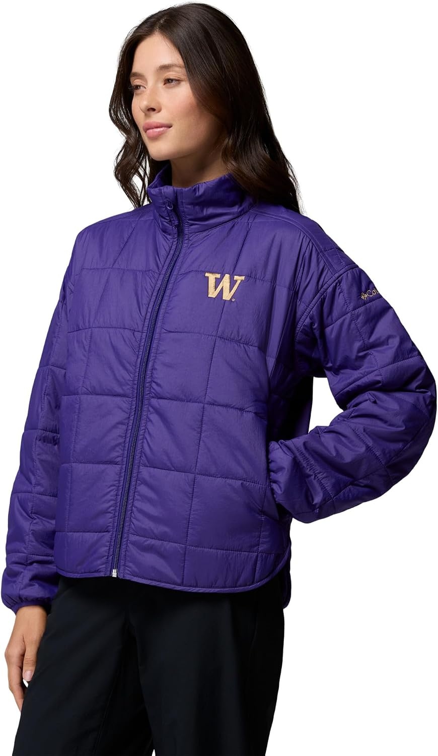 image:imageColumbia Womens Collegiate Sienna Hill Quilted JacketUw Uw Purple