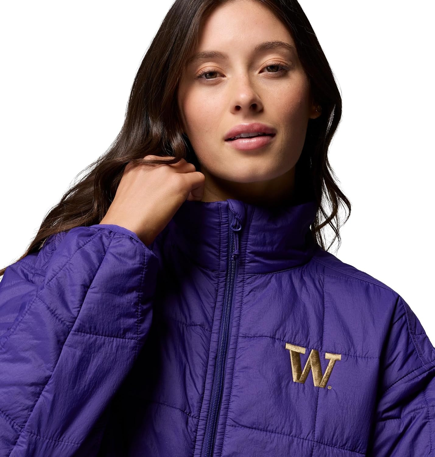 image:imageColumbia Womens Collegiate Sienna Hill Quilted JacketUw Uw Purple