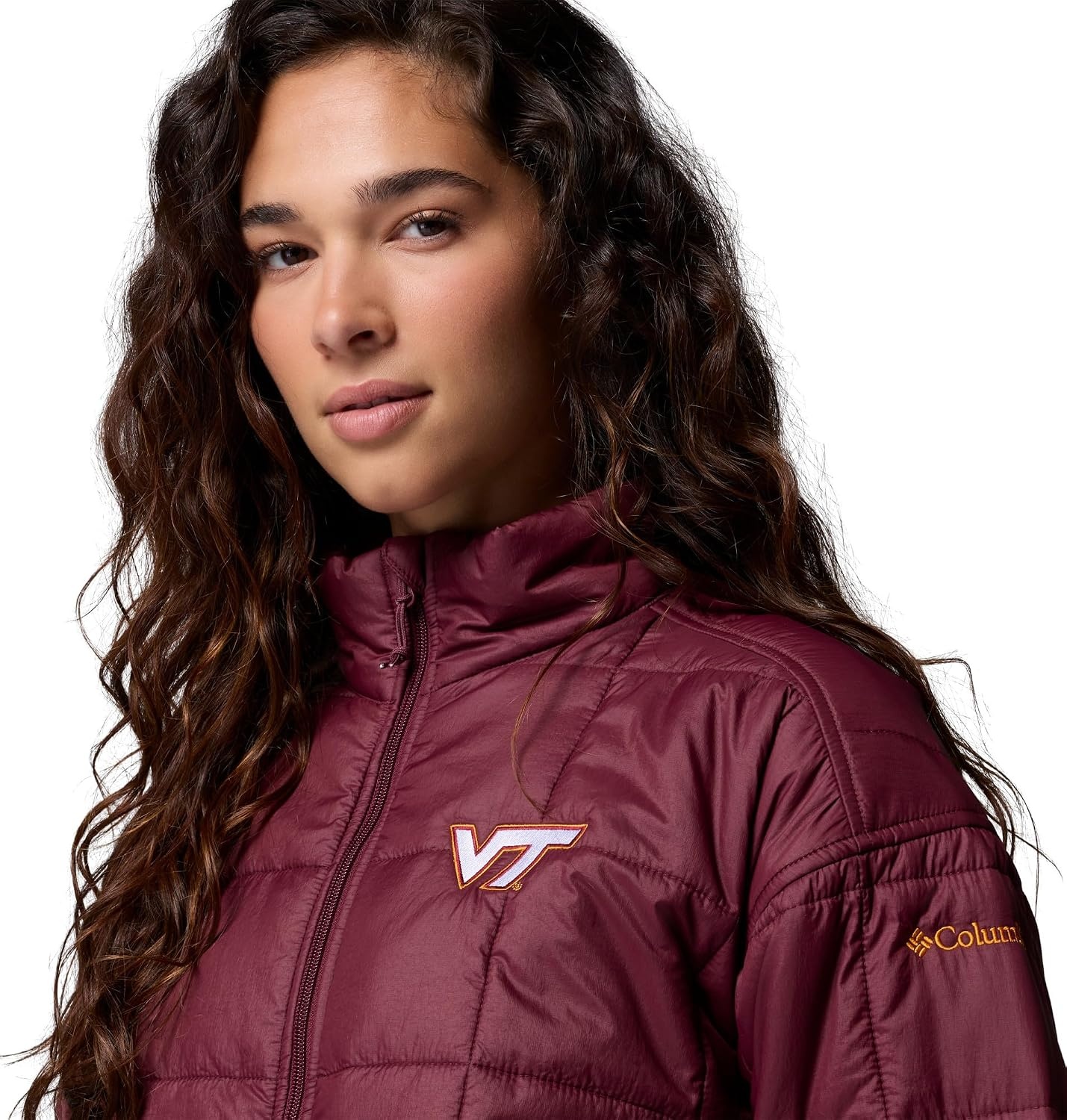 image:imageColumbia Womens Collegiate Sienna Hill Quilted JacketVt Deep Maroon