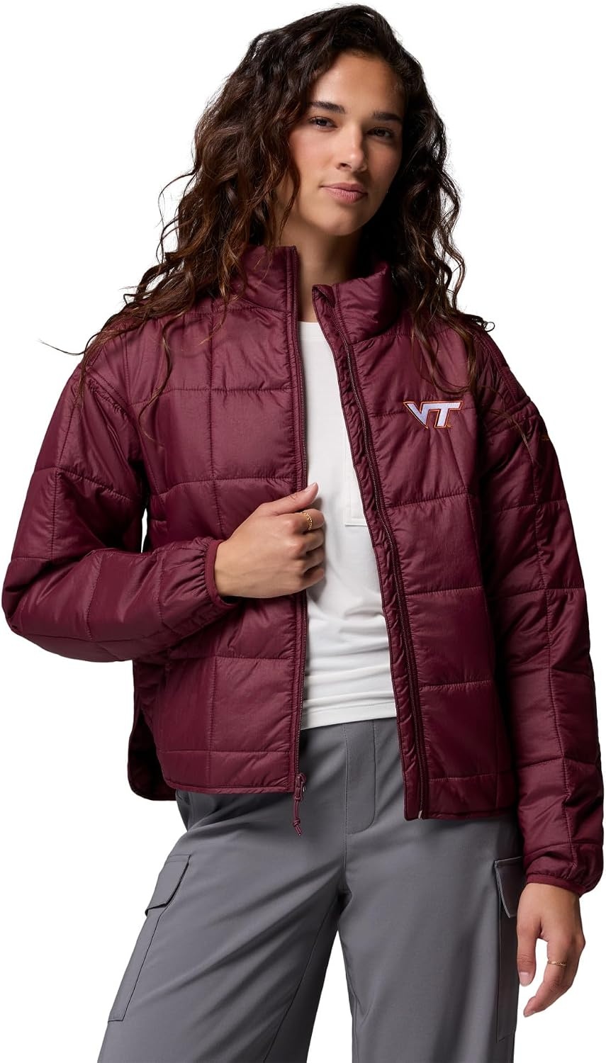 image:imageColumbia Womens Collegiate Sienna Hill Quilted JacketVt Deep Maroon