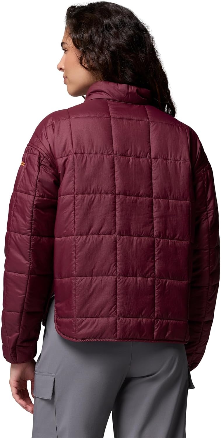 image:imageColumbia Womens Collegiate Sienna Hill Quilted JacketVt Deep Maroon