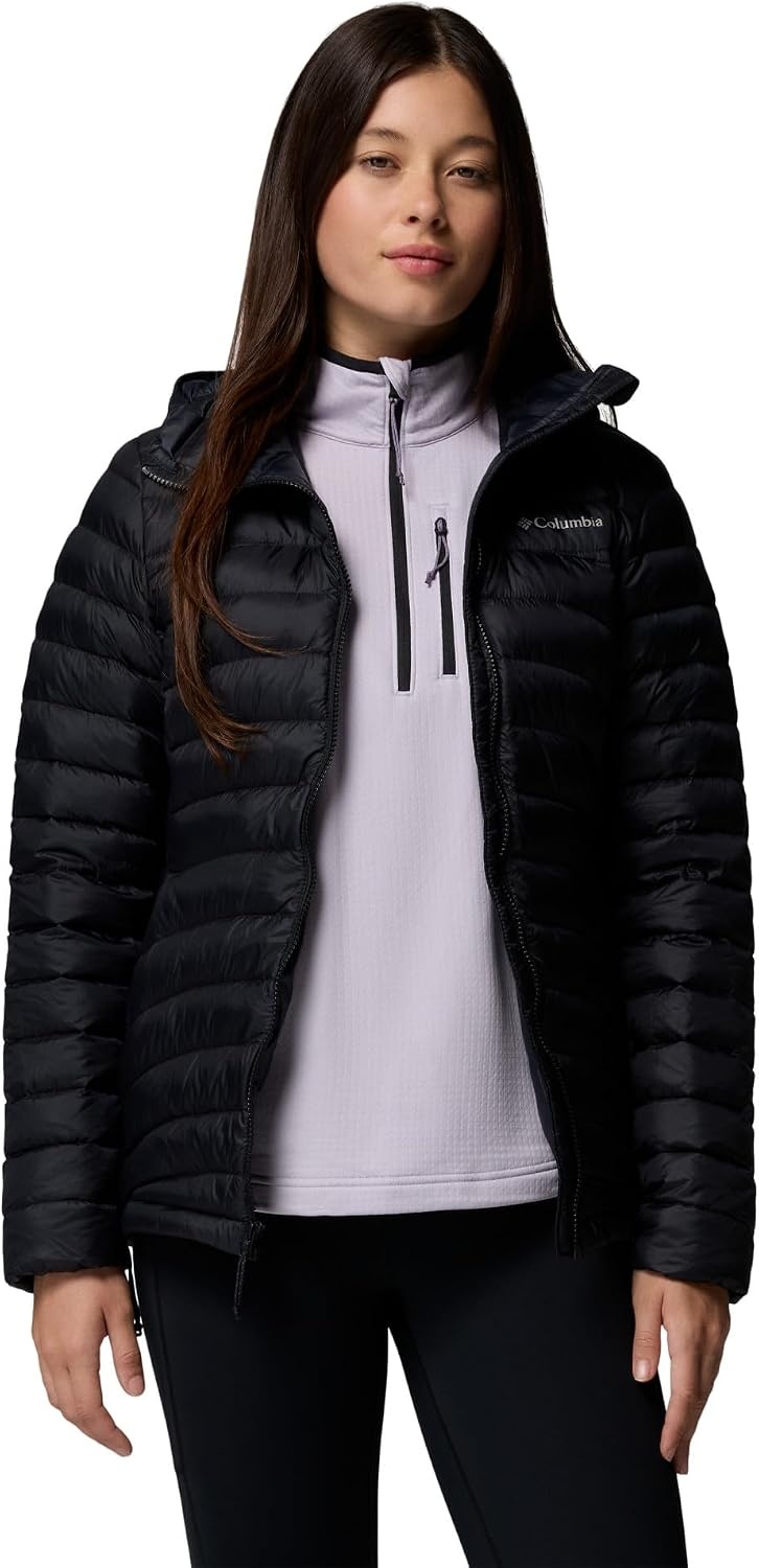 image:imageColumbia Womens Corelite Down Hooded JacketBlack