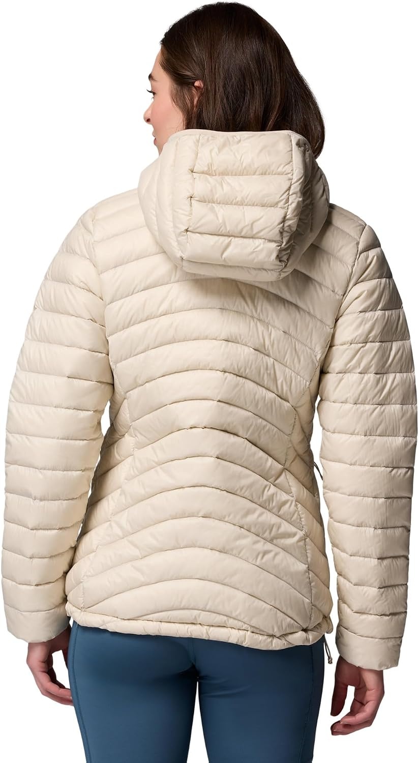 image:imageColumbia Womens Corelite Down Hooded JacketDark Stone