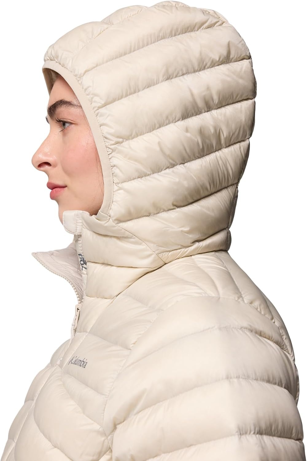 image:imageColumbia Womens Corelite Down Hooded JacketDark Stone