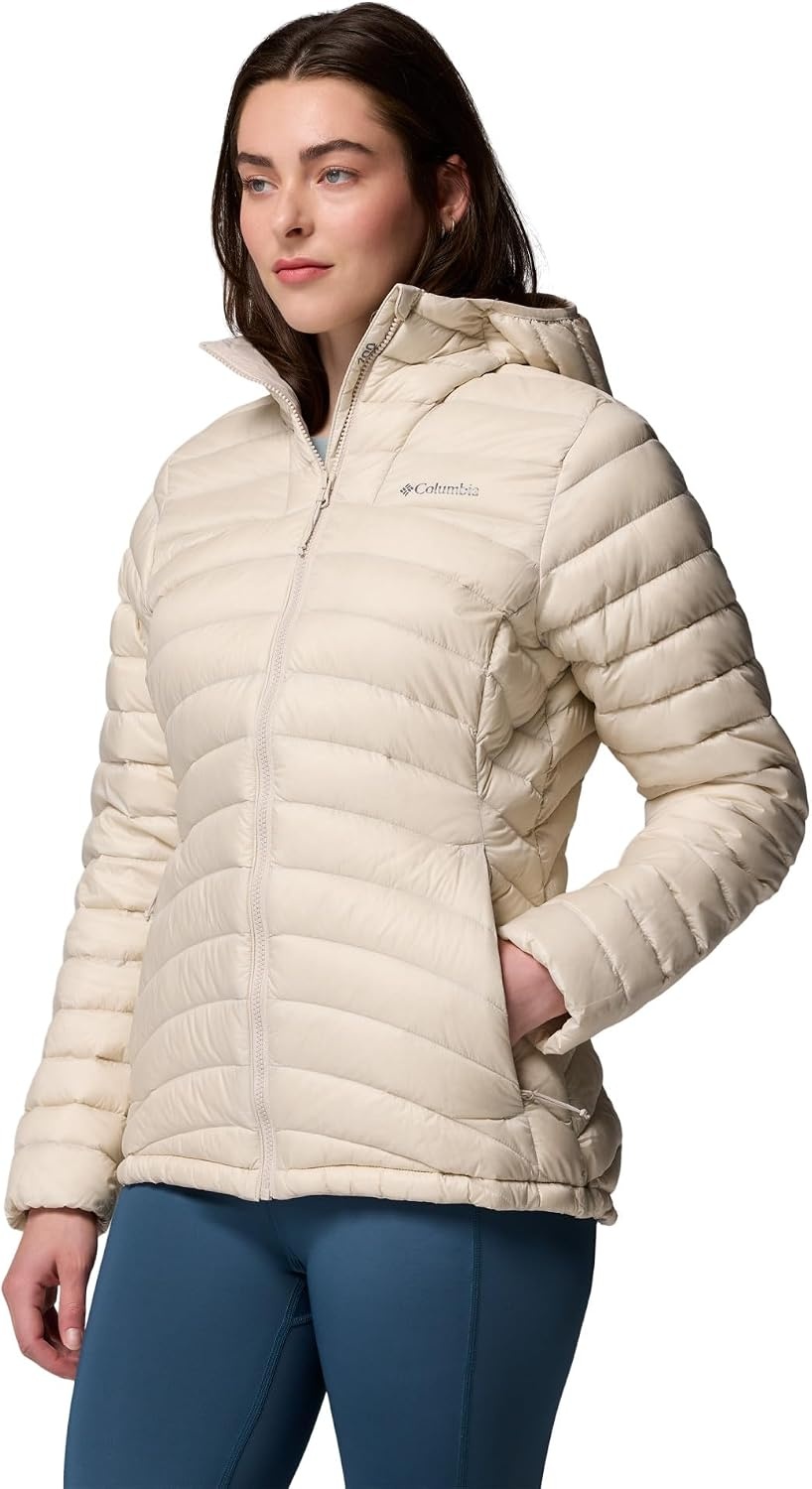 image:imageColumbia Womens Corelite Down Hooded JacketDark Stone