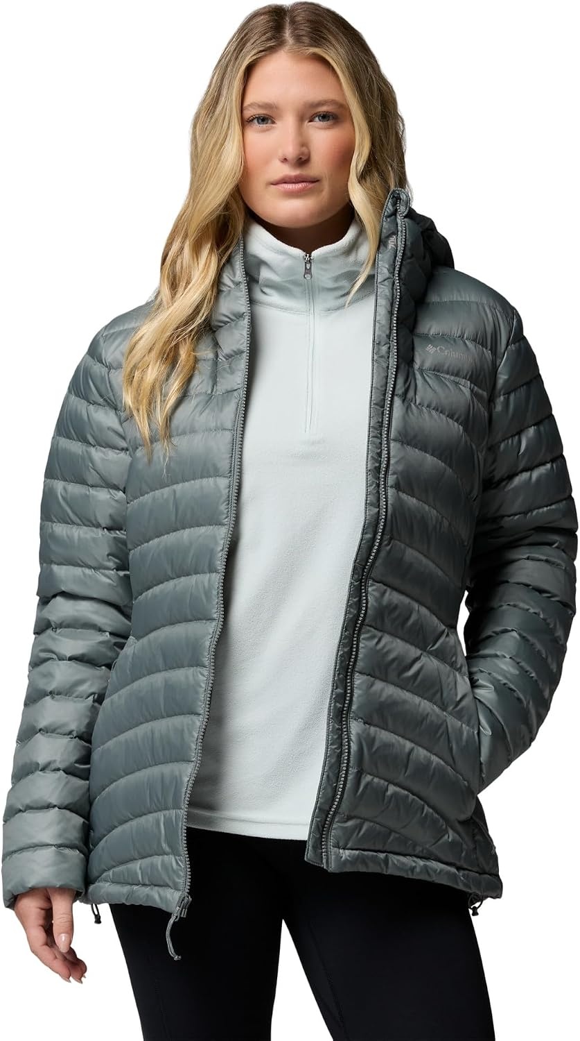 image:imageColumbia Womens Corelite Down Hooded JacketSedona Sage