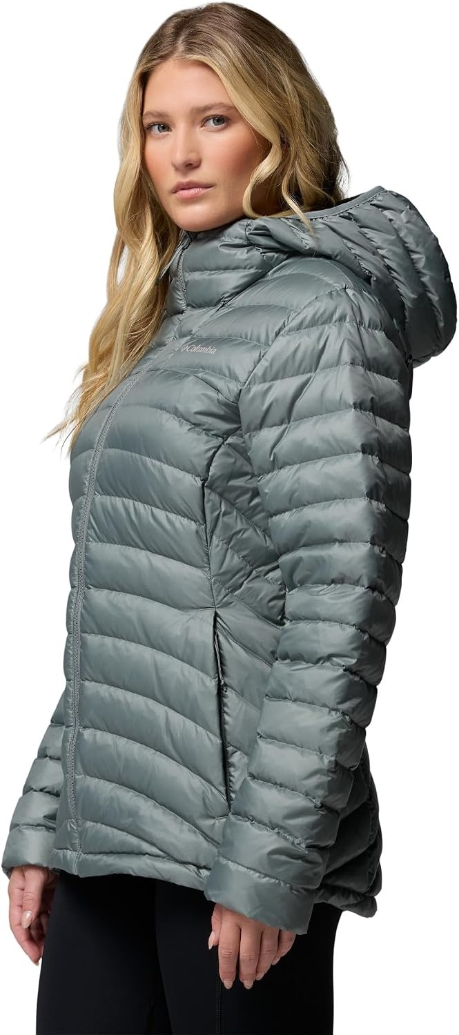 image:imageColumbia Womens Corelite Down Hooded JacketSedona Sage