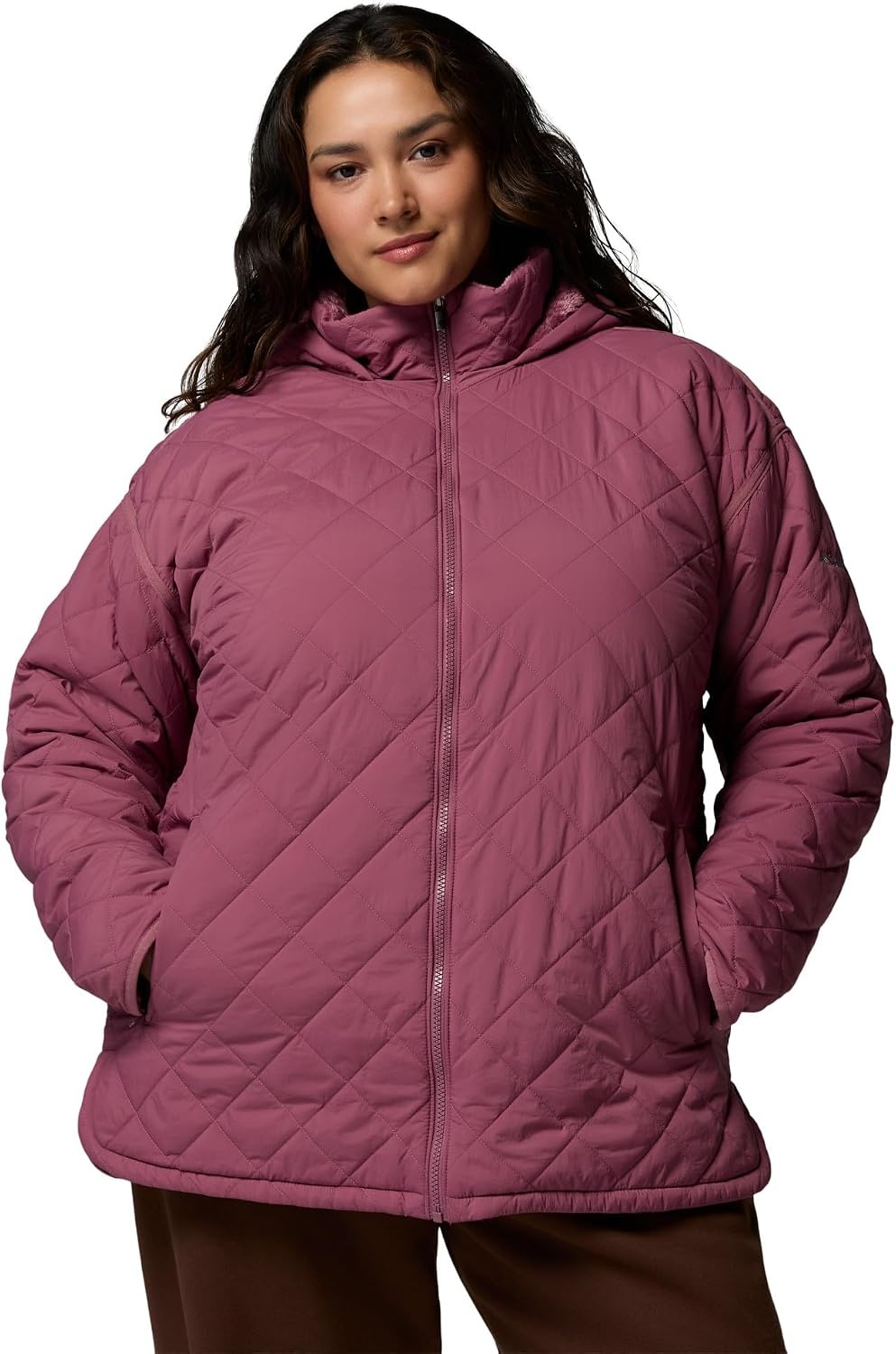 image:imageColumbia Womens Cozy Summit Lined Insulated JacketAntique Mauve