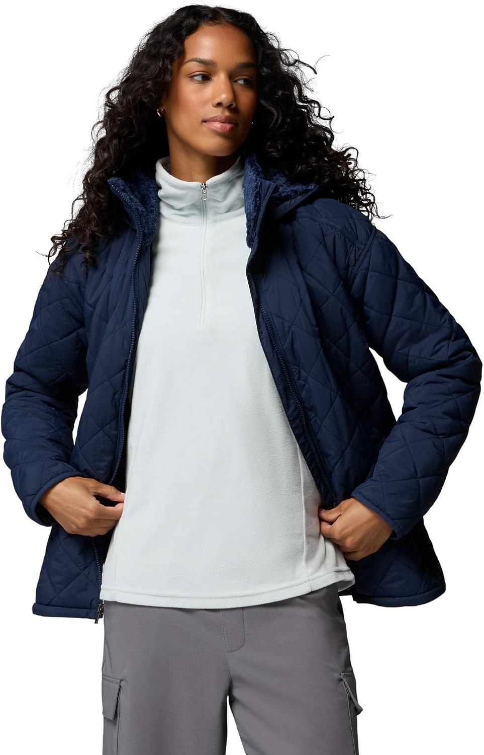 image:imageColumbia Womens Cozy Summit Lined Insulated JacketCollegiate Navy