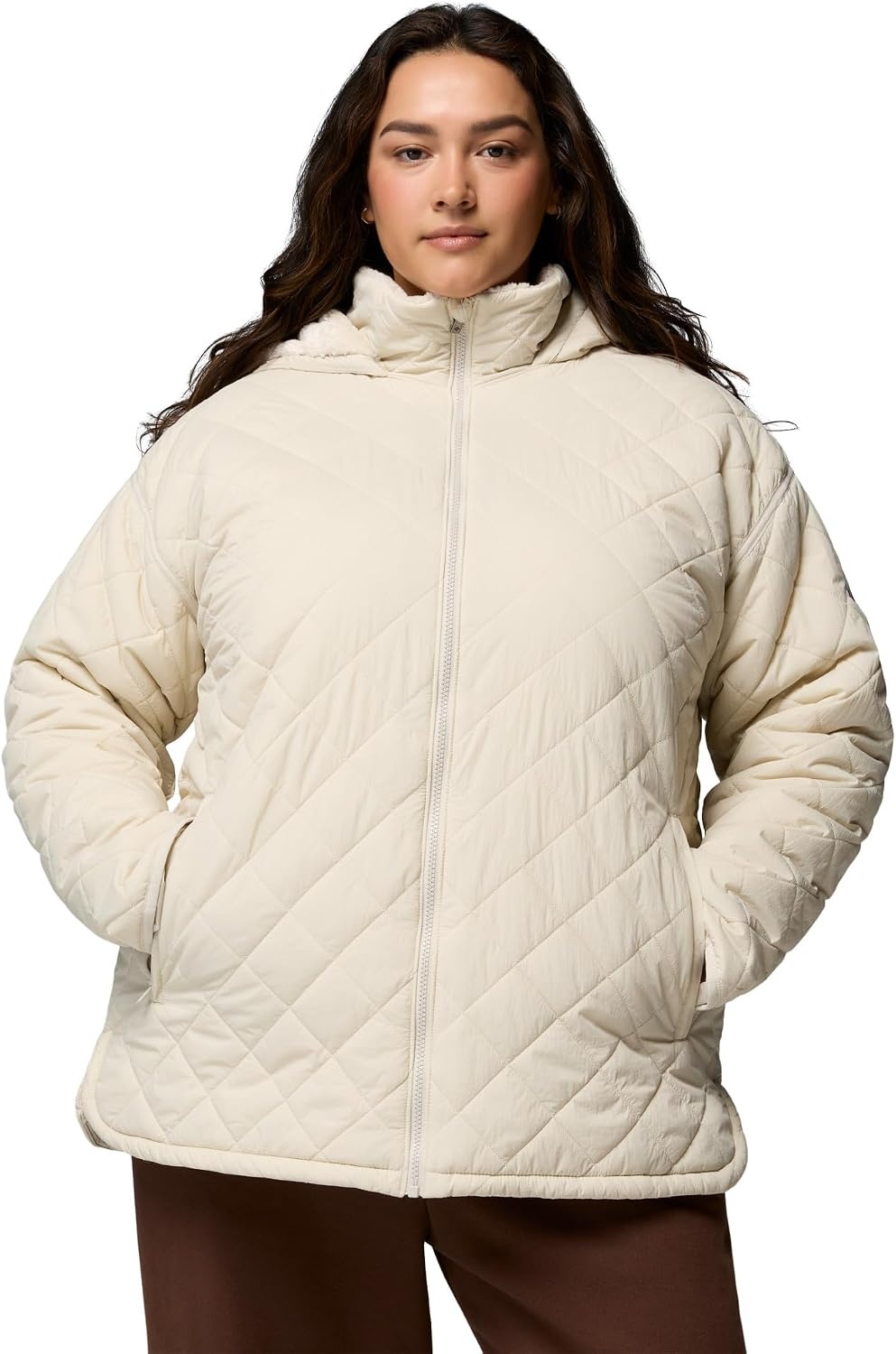 image:imageColumbia Womens Cozy Summit Lined Insulated JacketDark Stone