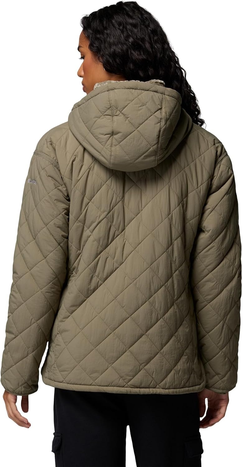 image:imageColumbia Womens Cozy Summit Lined Insulated JacketStone Green