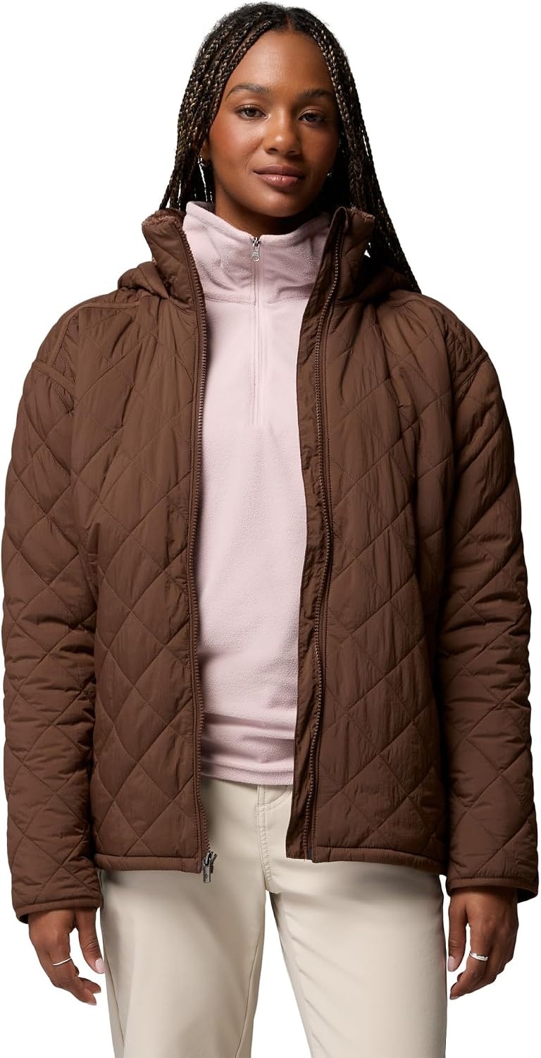 image:imageColumbia Womens Cozy Summit Lined Insulated JacketTobacco