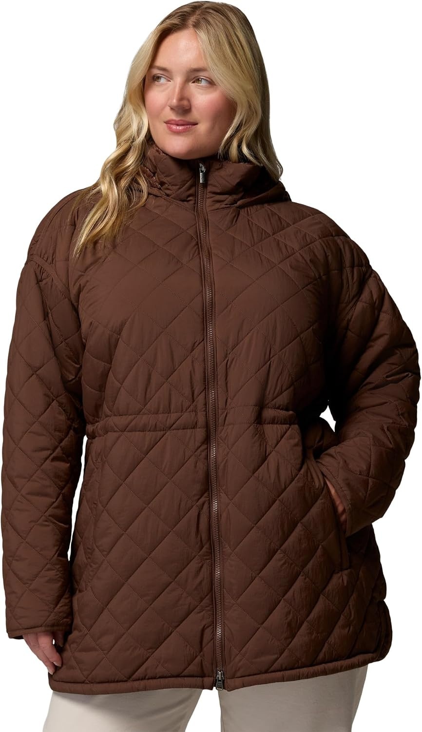 image:imageColumbia Womens Cozy Summit Lined Mid Insulated JacketTobacco