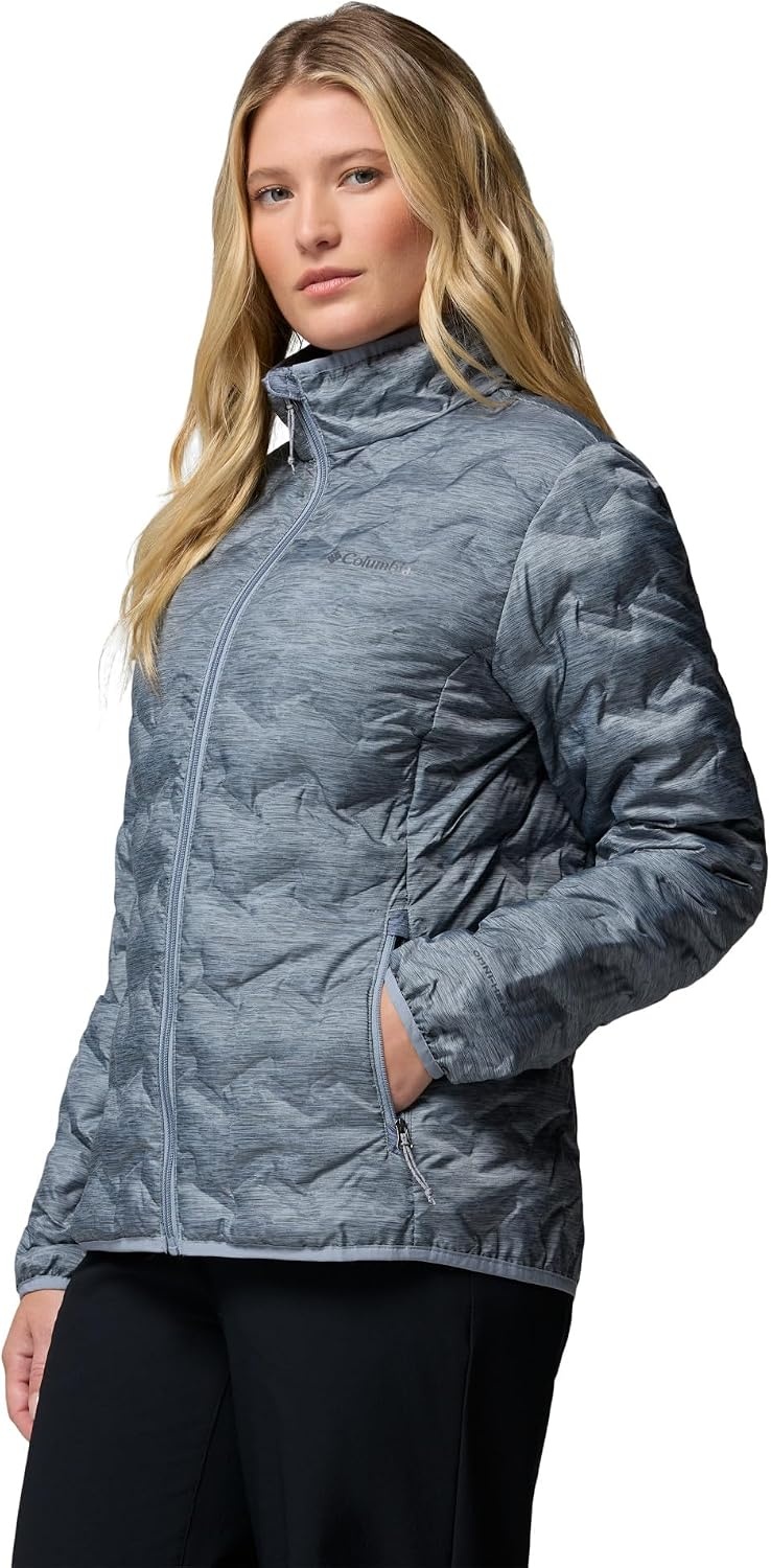 image:imageColumbia Womens Delta Ridge II Down Winter JacketTradewinds Grey Heather Print