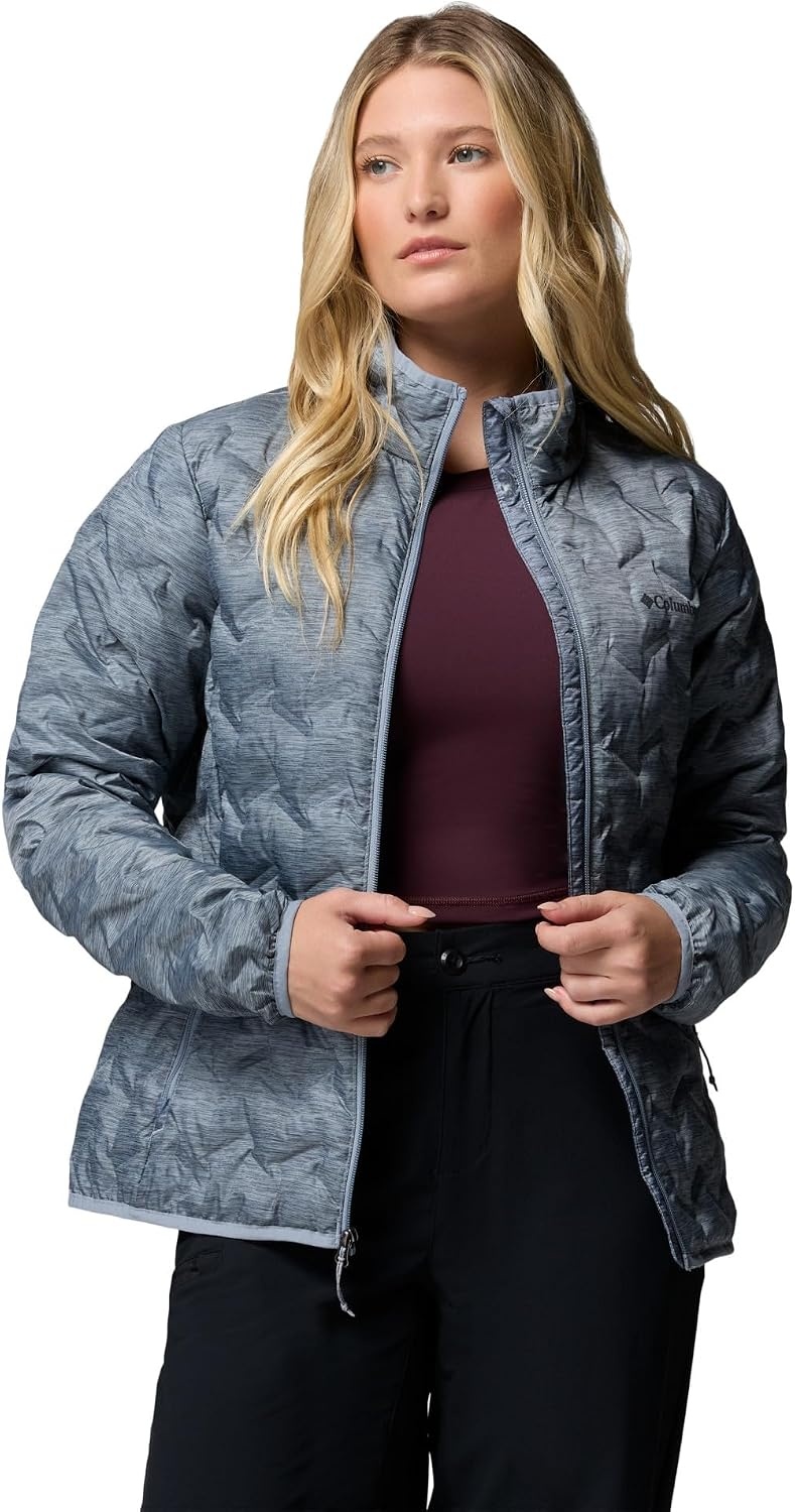 image:imageColumbia Womens Delta Ridge II Down Winter JacketTradewinds Grey Heather Print
