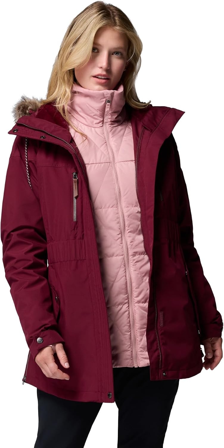 image:imageColumbia Womens Payton Pass II Interchange JacketRich Wine