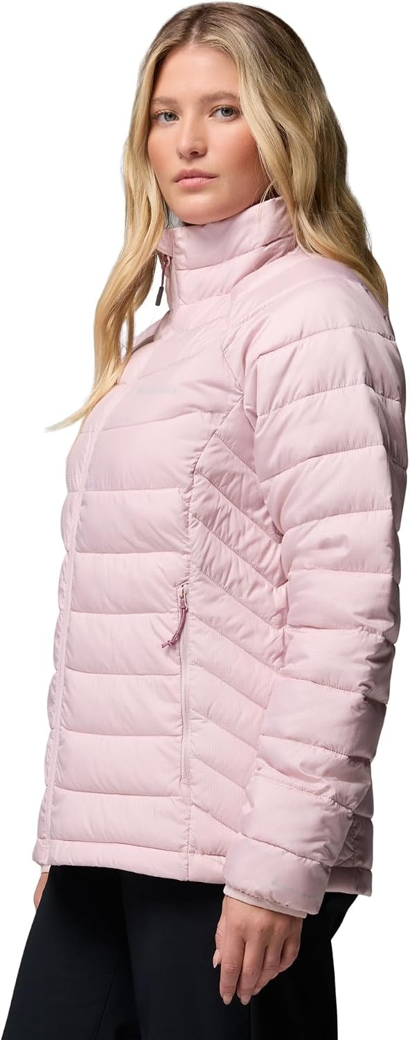 image:imageColumbia Womens Powder Lite II Full Zip JacketMineral Pink Ripstop