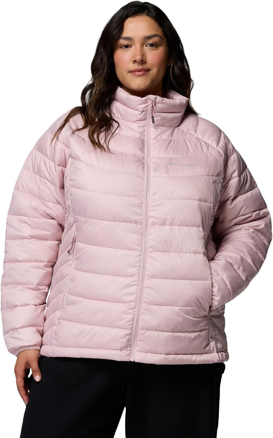 image:imageColumbia Womens Powder Lite II Full Zip JacketMineral Pink Ripstop