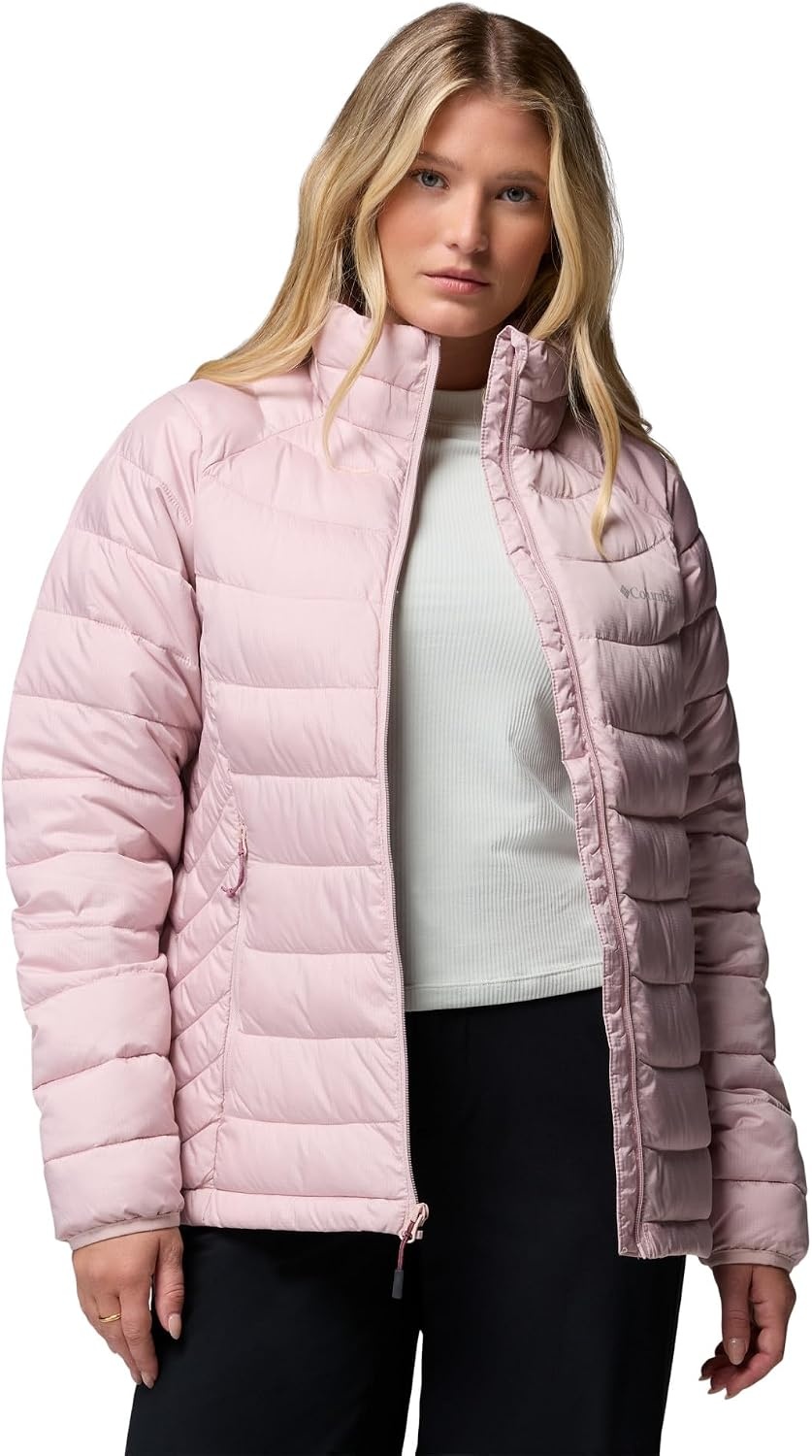 image:imageColumbia Womens Powder Lite II Full Zip JacketMineral Pink Ripstop