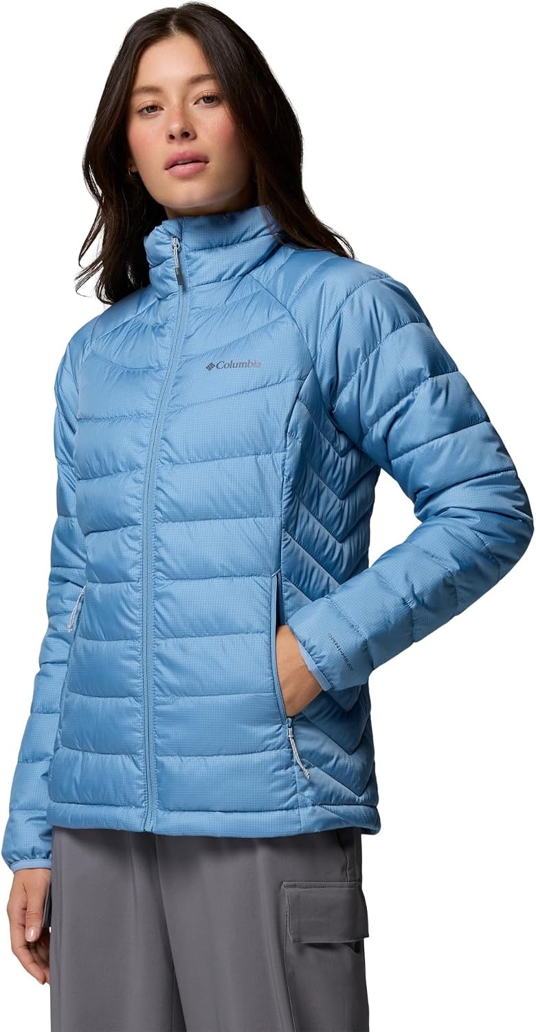 image:imageColumbia Womens Powder Lite II Full Zip JacketRainy Day Ripstop