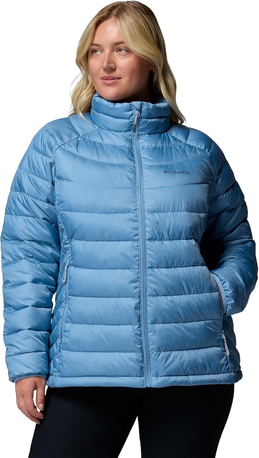 image:imageColumbia Womens Powder Lite II Full Zip JacketRainy Day Ripstop