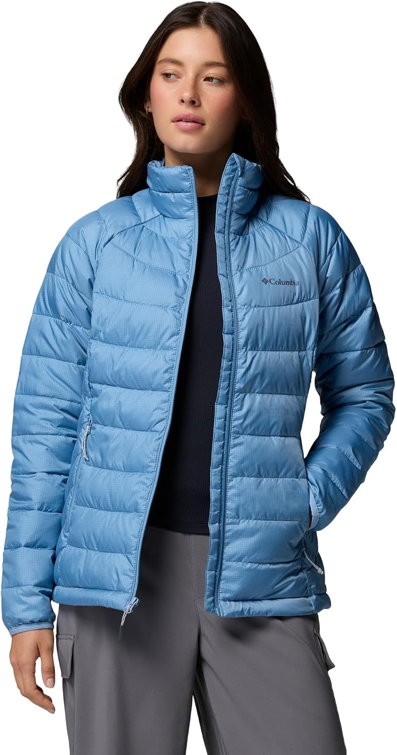 image:imageColumbia Womens Powder Lite II Full Zip JacketRainy Day Ripstop