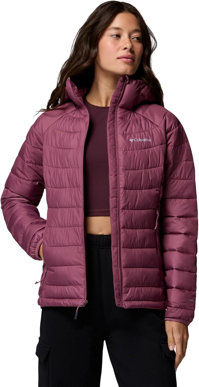 image:imageColumbia Womens Powder Lite II Hooded JacketAntique Mauve