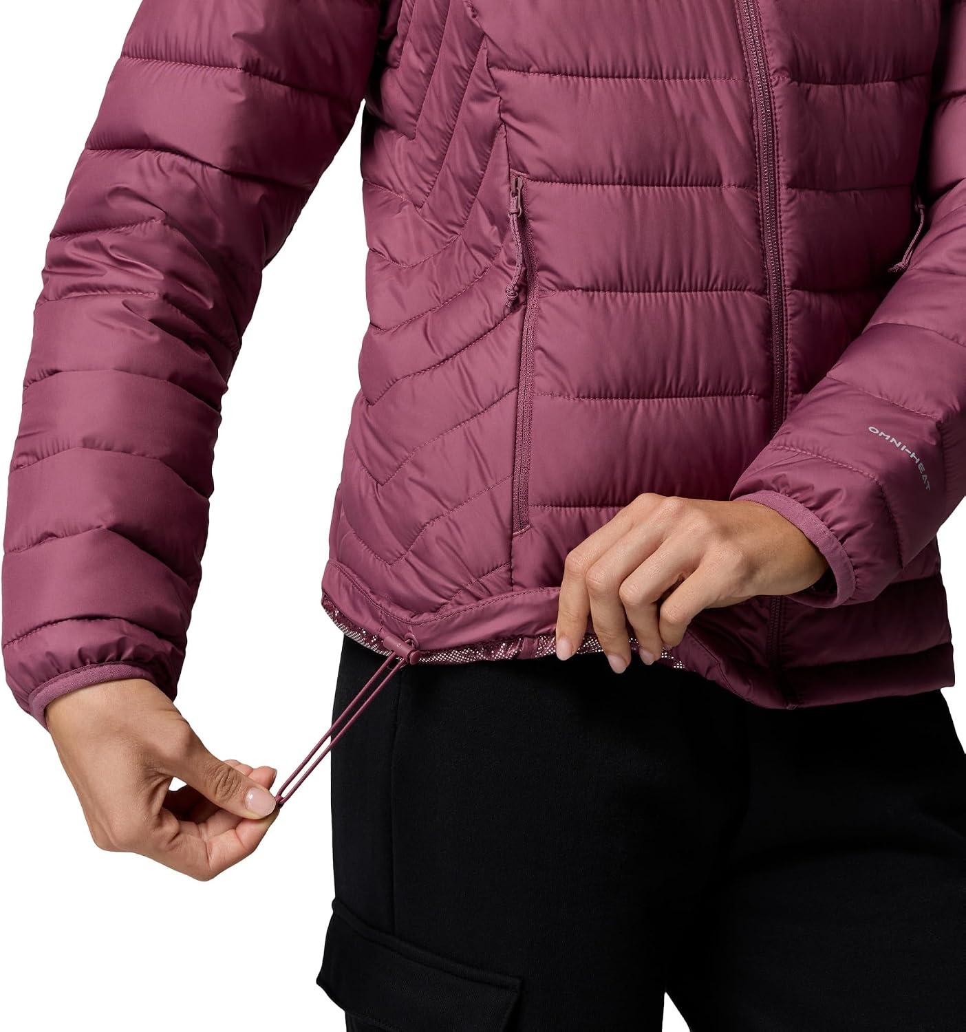 image:imageColumbia Womens Powder Lite II Hooded JacketAntique Mauve