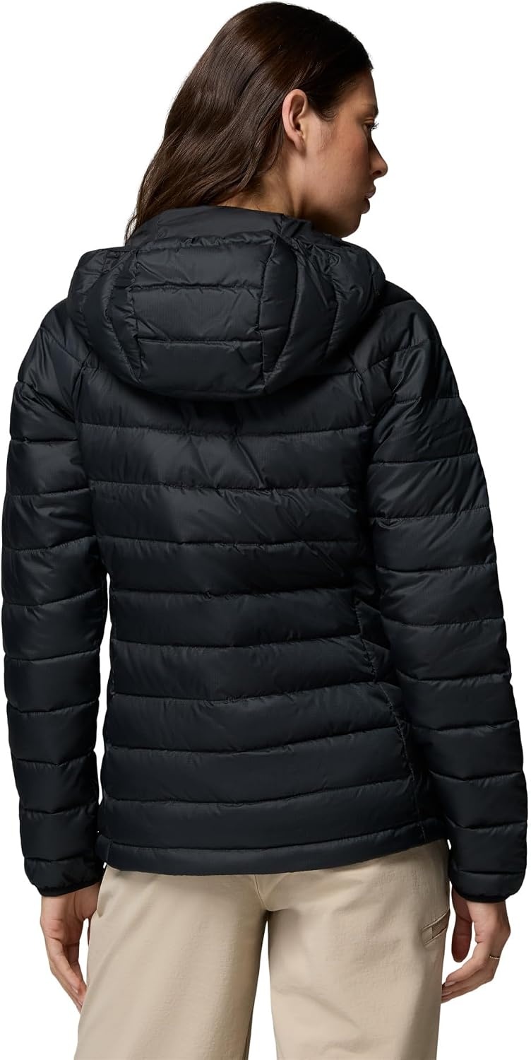image:imageColumbia Womens Powder Lite II Hooded JacketBlack Ripstop