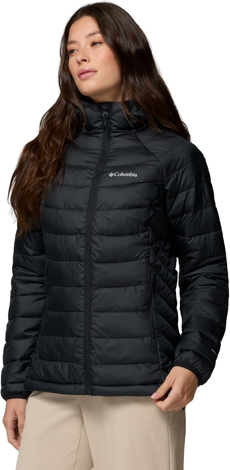 image:imageColumbia Womens Powder Lite II Hooded JacketBlack Ripstop
