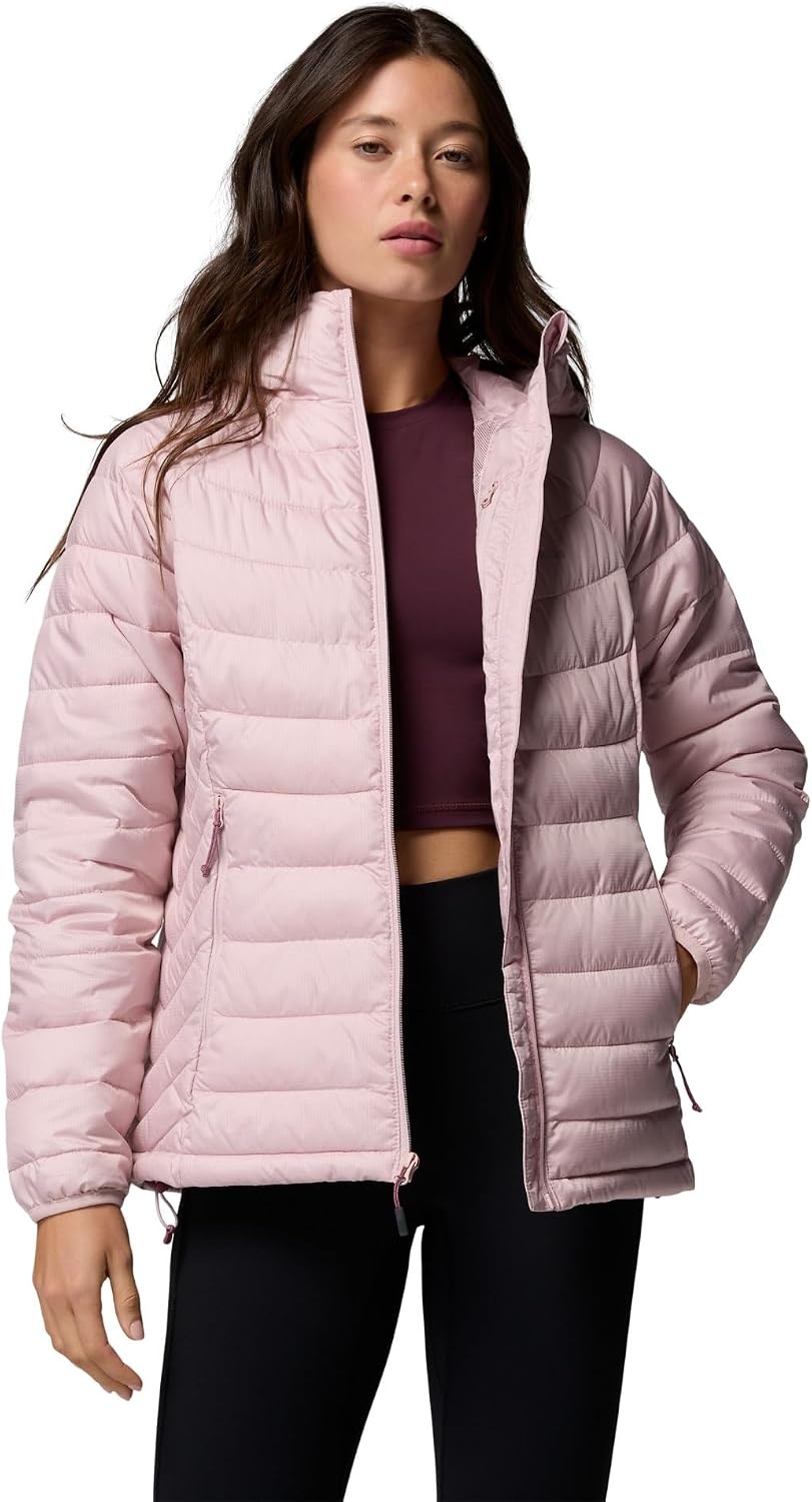 image:imageColumbia Womens Powder Lite II Hooded JacketMineral Pink Ripstop