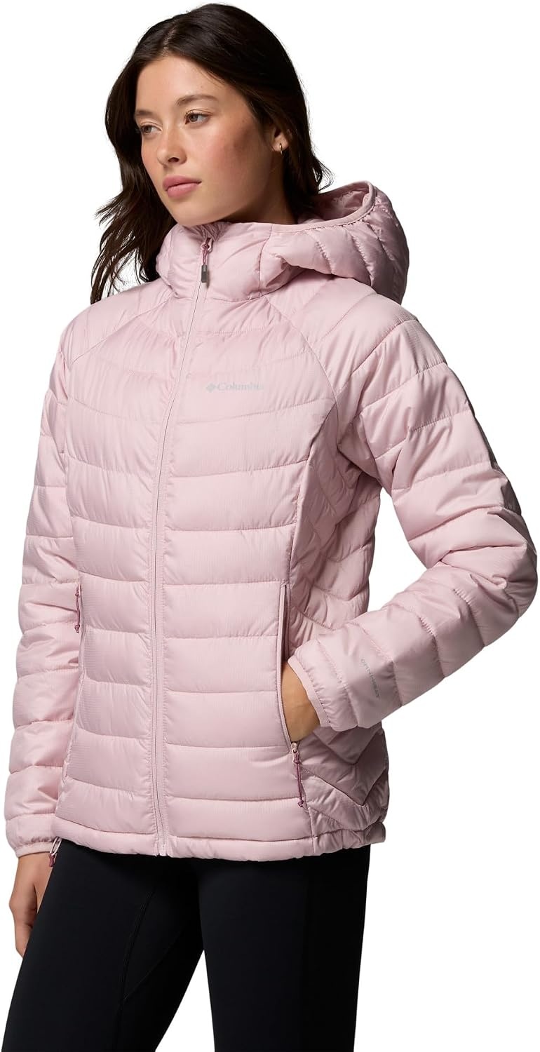 image:imageColumbia Womens Powder Lite II Hooded JacketMineral Pink Ripstop